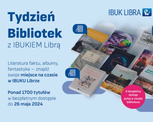 Tydzień Bibliotek i grafika wprowadzająca